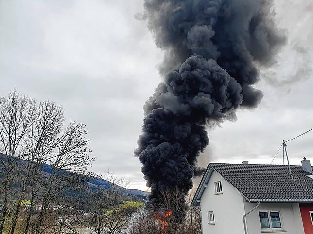 Bild 14: Bilder vom Großbrand in Wehr