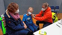 Auch Jakob Schulze aus Jestetten ließ sich am 16. Dezember 2021 gegen das Corona-Virus impfen.