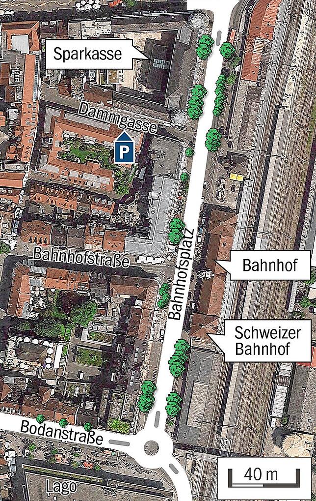 So sieht die grobe Planung des Großprojekts aus mit ungefähren Standorten der Pflanzquartiere.