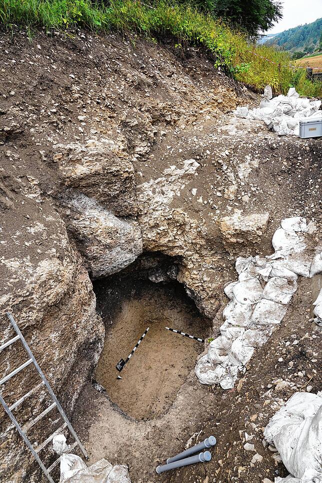 Das ist der Sensationsfund im Engener Brudertal: Das Portal der Drexlerhöhle.