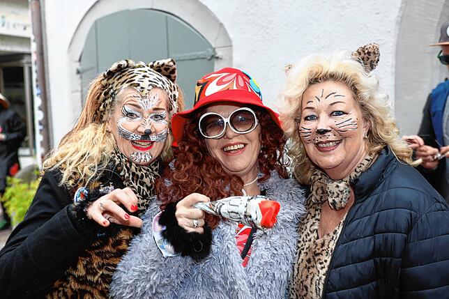 Bild 13: Buntes Treiben in den Gassen &ndash; Narren erobern bei der Straßenfastnacht die Stadt
