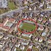 Hier soll eine neue Dreifeld-Sporthalle und neue Klassenzimmer entstehen.
