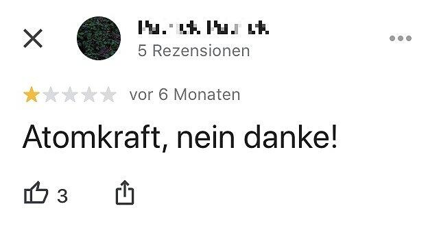 Bild 11: &bdquo;Tut was er soll, fällt halt runter&ldquo;: Die kuriosesten Internet-Bewertungen über den Rheinfall und andere Sehenswürdigkeiten und Einrichtungen in der Region