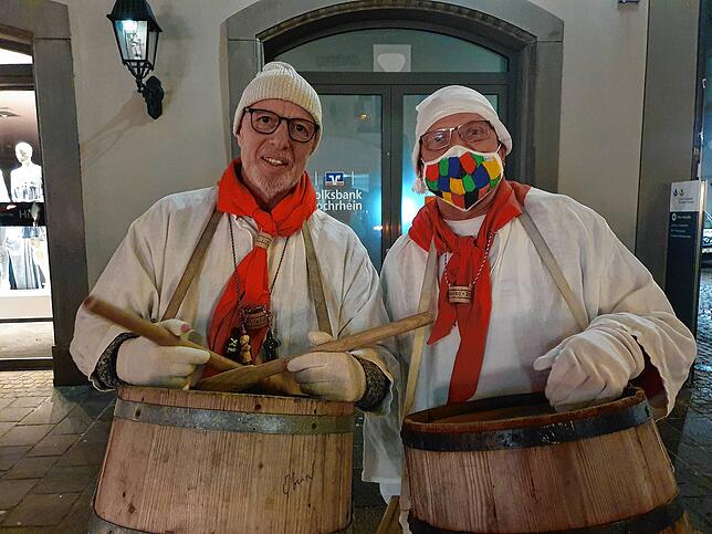 Bild 1: Wo der Sound der Waldshuter Fasnacht lagert. Zu Besuch im Gelten-Keller der Narro-Zunft (mit Videos)