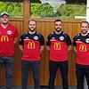 Neue Gesichter: Andreas Braunagel (links), neuer Trainer des FC Wallbach ab der kommenden Saison freut sich gemeinsam mit seinem ...