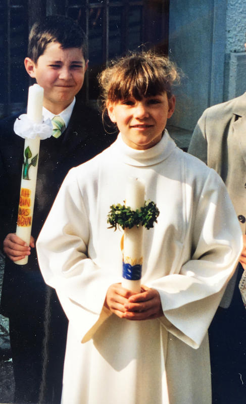 Mit Leah Radau hielt im Jahr 2006 die erste Albe am Weißen Sonntag Einzug in die Kirche.