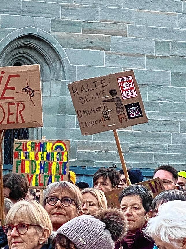 Bild 15: &bdquo;Deutschland ist bunt&ldquo;: Bilder von der Demonstration gegen rechts in Radolfzell