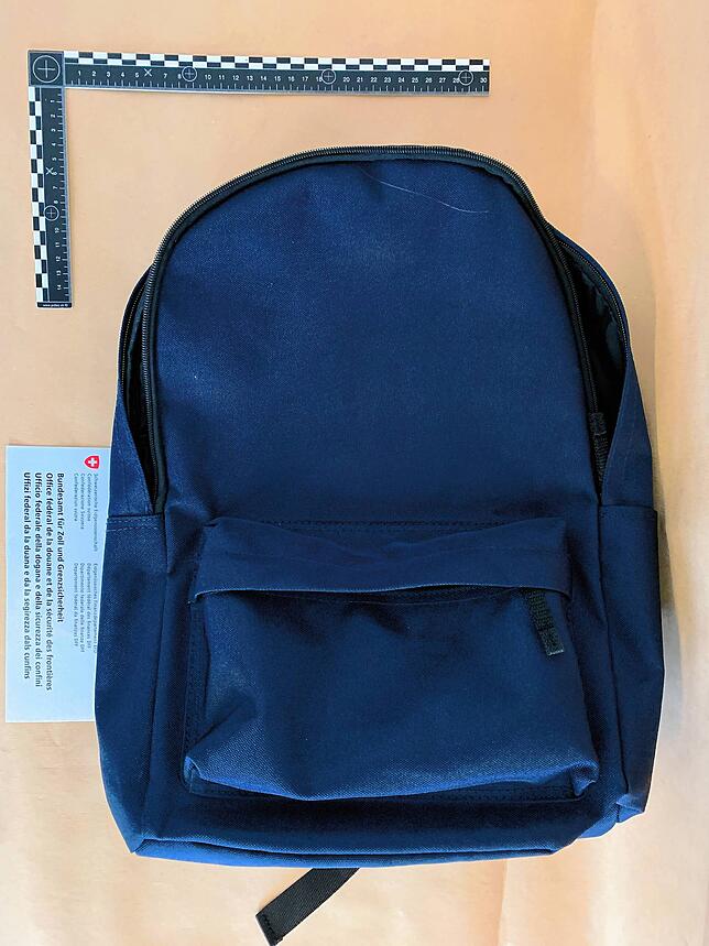 In diesem Rucksack war das Kokain versteckt.