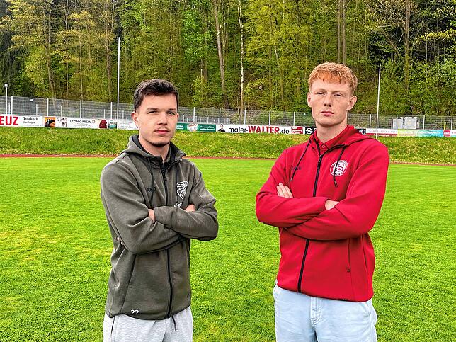 Max Wimmer (rechts) und Yannick Slawig