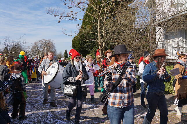 Bild 30: 43. Küssaberger Narrentreffen: Märchenhafte Fasnacht in Rheinheim