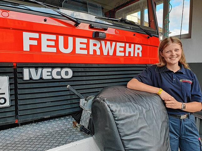 Lea Wimmer von der Feuerwehr Mönchweiler.
