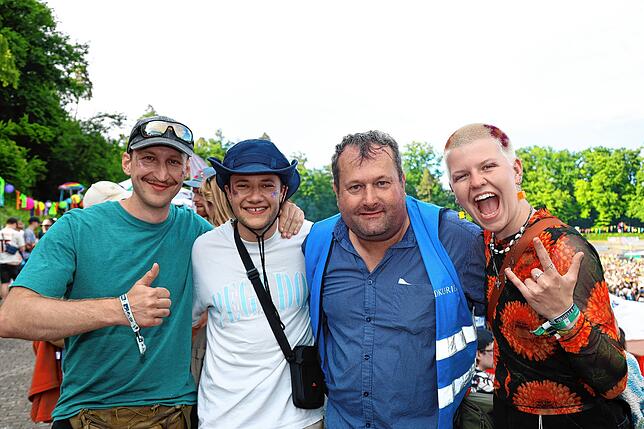 Bild 2: Am zweiten Tag des Campus-Festivals 2025 wird nochmals aufgedreht