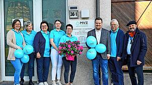 Bei der Eröffnung des Medizinischen Versorgungszentrums (MVZ) am Standort der ehemaligen Kinderarzt-Praxis in der Bregstraße Anfang März ...