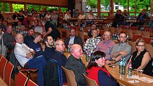 Unter den Besuchern waren auch alle Gemeinderäte.