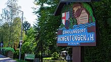 &bdquo;Erholungsort Hohentengen&ldquo; steht auf dem Schild der Gemeinde. Um diesen Status fürchten die Bürger, wenn gegenüber in Weiach ...