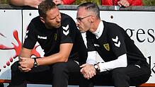 Viele gemeinsame Jahre: Erstmals sitzen am Samstag die beiden Freunde Werner Gottschling (links) und Peter Johann &ndash; hier in ihrer ...