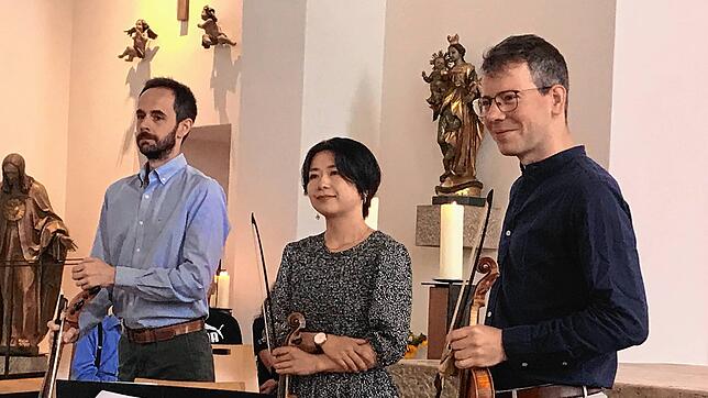 Das Trio El Gabinette des Musica beim Konzert am Dienstag. Foto: Karin Steinebrunner