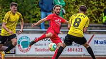 Karriereende: Tammo Heinzler (Mitte) – hier ein Archivbild – beendet mit dem Spiel beim FV Herbolzheim seine 26-jährige Fußballlaufbahn. ...