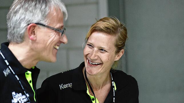 Das Allensbacher Trainerteam Oliver Lebherz und Sandra Reichmann ist voller Vorfreude auf die Aufstiegsspiele.