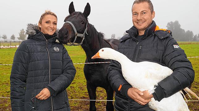 Trotz Corona-Pandemie haben Simone und Markus Weinmann ihren Optimismus nicht verloren und in ihrer neuen Heimat Salem Fuß gefasst.