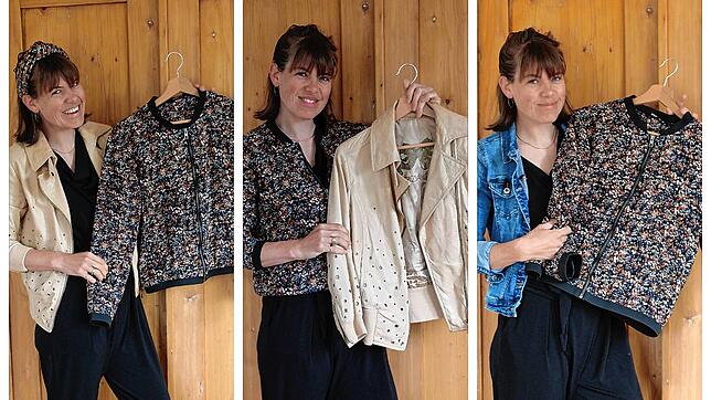 Ein schwarzer Jumpsuit, dazu drei ganz unterschiedliche Jacken: Wie aus nur vier Teilen drei komplett unterschiedliche Outfits werden ...