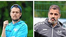 Freuen sich auf das bevorstehende Duell: Simon Weltin, Trainer der SG Reichenau/W. und Serdar Yalcinkaya vom SV Allensbach.
