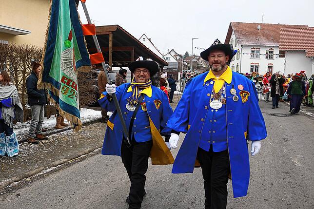 Bild 6: Mühlhofen im närrischen Ausnahmezustand