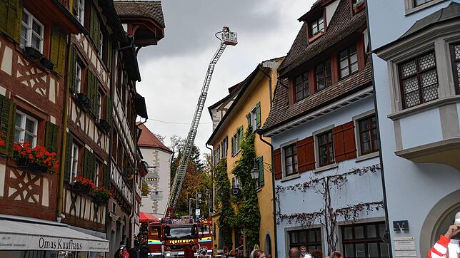 Das Übungsobjekt, das Dominikanerinnen-Kloster in den engen Gassen der Altstadt, würde der Freiwilligen Feuerwehr im Ernstfall alles ...