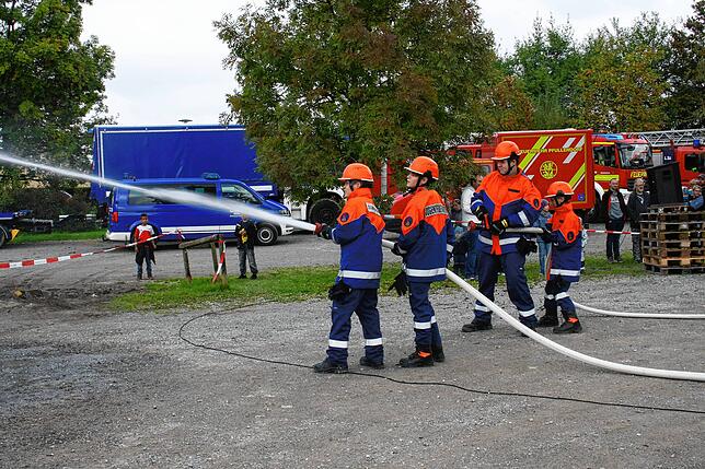 Bild 2: So war das Schlachtfest der Pfullendorfer Feuerwehr