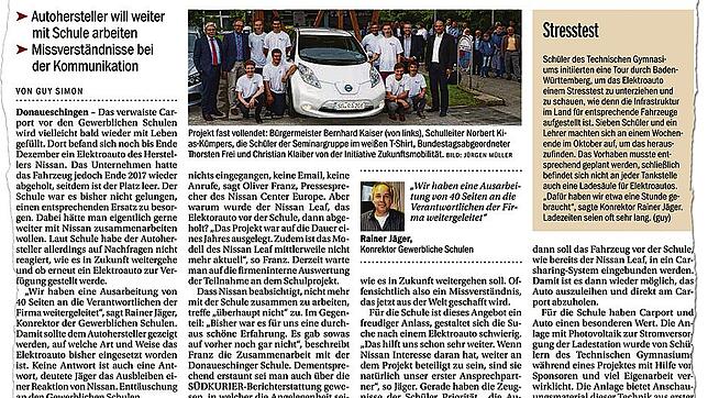 So berichtete der SÜDKURIER im Februar 2018.