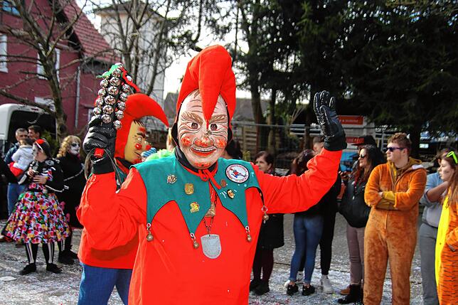 Tausende Narren und Fasnachtsfreunde feierten ausgelassen beim Narrentreffen in Schwerzen. Höhepunkt war der große Fasnachtsumzug am ...