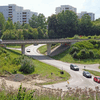 Alt und neu: Wer erinnert sich noch an den alten Knoten? Auf Höhe der damaligen Brücke entstand inzwischen der neue südliche ...