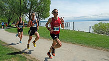 Der Überlinger Halbmarathon findet im kommenden Jahr erst am 19. Mai statt. Ob das Führungstrio aus dem diesem Jahr – David Jansen, ...