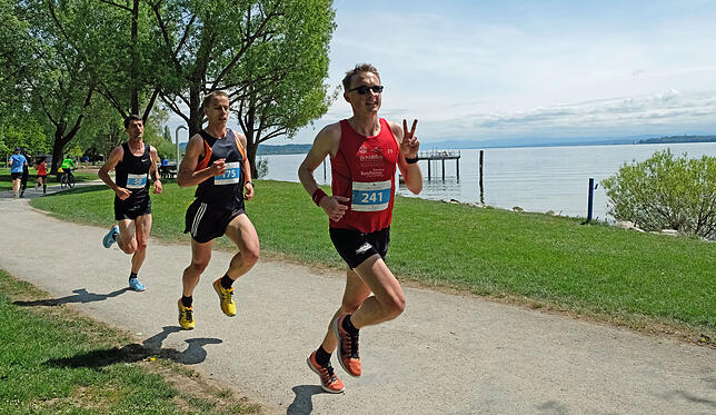 Der Überlinger Halbmarathon findet im kommenden Jahr erst am 19. Mai statt. Ob das Führungstrio aus dem diesem Jahr – David Jansen, ...