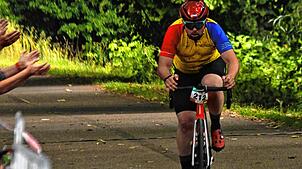 Radfahrer David Pancke sichert sich gleich zwei Mal Gold.