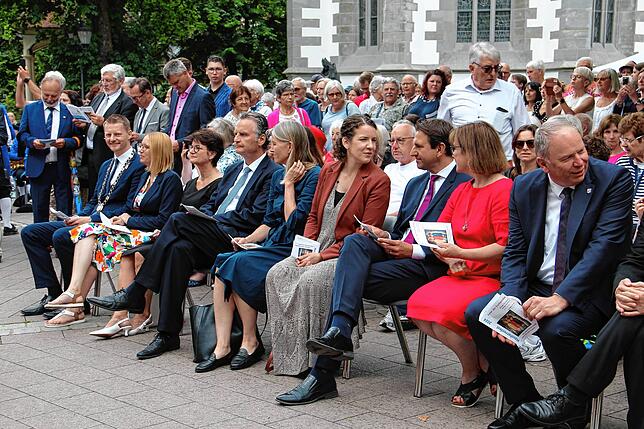 Bild 17: Hausherrenfest 2024: Hausherren-Prozession nach dem Hochamt