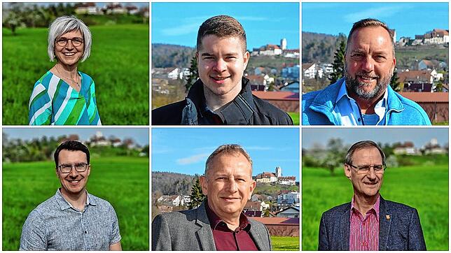 Das sind die sechs Stimmenkönige des Gemeinderats in Aach.