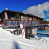Die Sunnegg-Hütte in Ober-Damüls im Januar 2025.