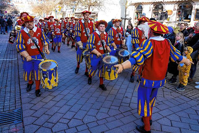 Bild 10: So schön war‘s am Samstag beim Umzug des Narrentreffens in Bad Dürrheim