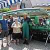 Käsehändler Max Marek, Christian Korb vom Ordnungsamt der Stadt Stockach, Roland Rossdeutscher vom Mahlwerk, Hannelore Hug, die ...
