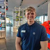 Findet Olaf Scholz authentisch: Roman Kolb, 19, aus Tettnang.