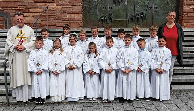 16 Kinder haben in Jestetten ihre erste heilige Kommunion erhalten.