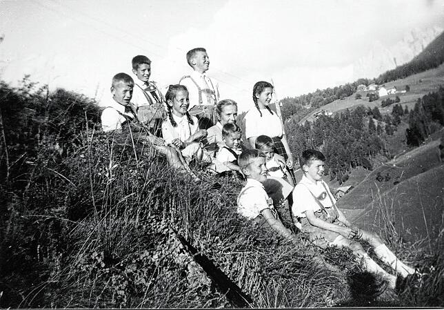 Die Familie: Die Kinder hatten eine harmonische Kindheit. Bild: Fotoarchiv Fam. Messner
