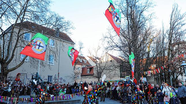 Bild 4: Konstanzer Fasnacht: Fotos von der Brunnenputzete der Blätzlebuebe