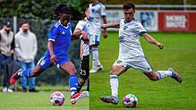 Wechsel zur U23 des SV 08 Laufenburg: Abdoulie Bah (links) und Selim Mehmedi kommen aus der „Zweiten“ des SV Blau-Weiß Murg.