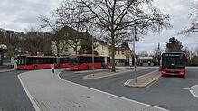 Der Busbahnhof in Waldshut. (Archivbild) Dort soll es jüngst eine Schlägerei gegeben haben.