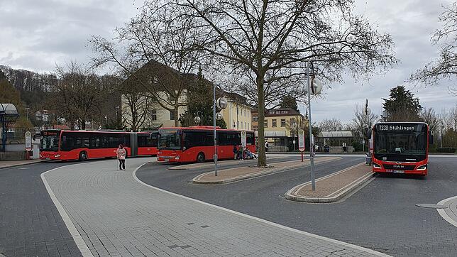 Der Busbahnhof in Waldshut. (Archivbild) Dort soll es jüngst eine Schlägerei gegeben haben.