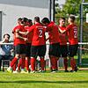 Der Türkische SV Konstanz bejubelt den 2:0-Erfolg beim FV Marbach.