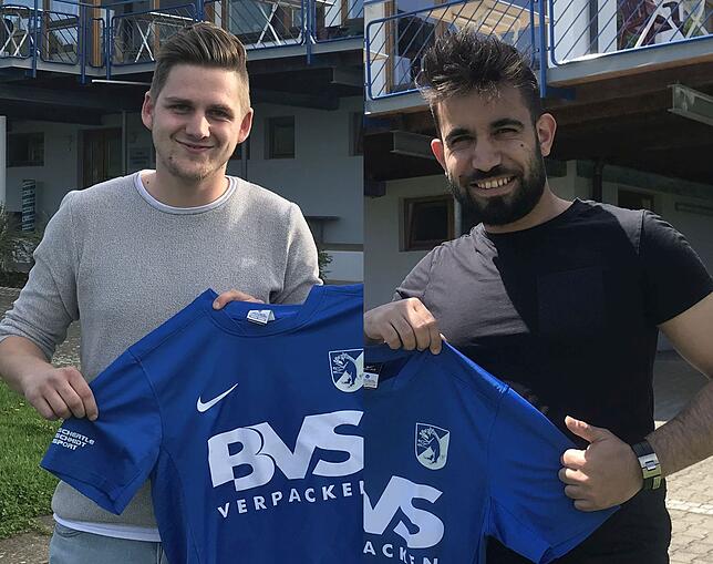 Neu beim FC Erzingen sind Nico Ködel (linkes Bild) vom FC Tiengen 08 und Gianpierre Notarpietro (rechtes) vom FC Singen 04. Bilder: ...