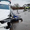 Zwei Autos waren auf der Strecke zwischen Fischbach und Efrizweiler in einen Unfall verwickelt.